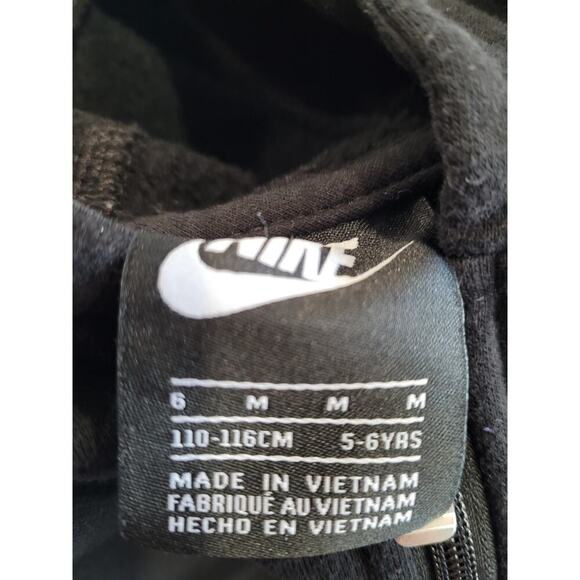 Nike Big Kids Sportswear Black Hoodie Size Medium #1 - Picture 3 of 3